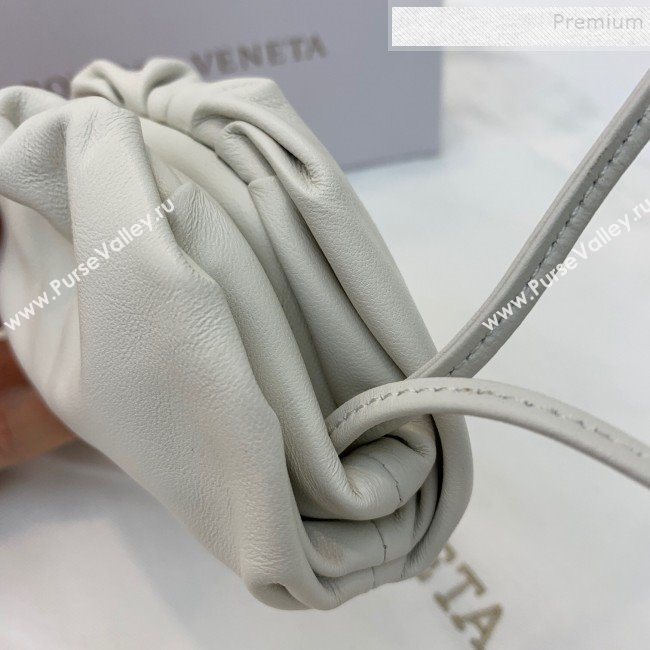 Bottega Veneta The Pouch Coin Purse Wallet White 2019 (WEIP-9082024)