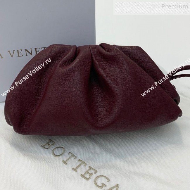 Bottega Veneta The Pouch Coin Purse Wallet Burgundy 2019 (WEIP-9082025)