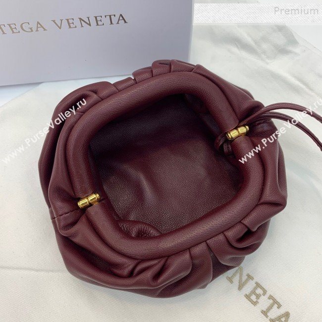 Bottega Veneta The Pouch Coin Purse Wallet Burgundy 2019 (WEIP-9082025)