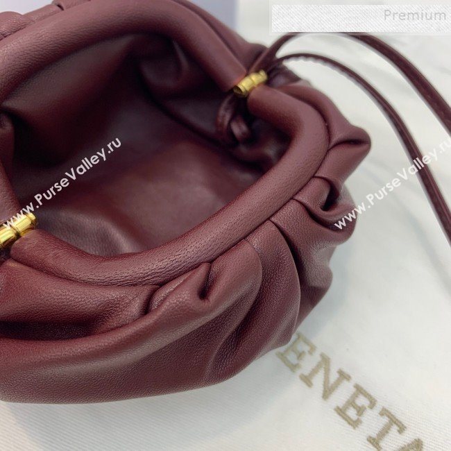 Bottega Veneta The Pouch Coin Purse Wallet Burgundy 2019 (WEIP-9082025)