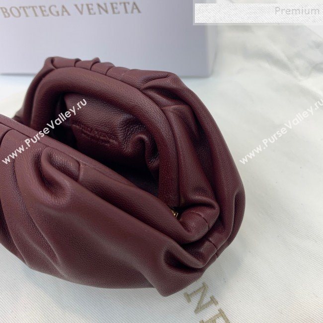 Bottega Veneta The Pouch Coin Purse Wallet Burgundy 2019 (WEIP-9082025)
