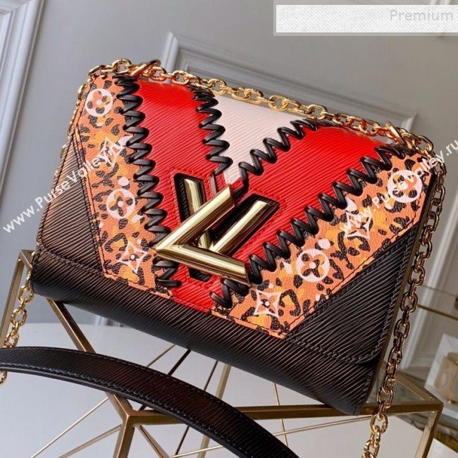 Louis Vuitton Twist MM in Animal Print V Epi Leather M53926 2019 (FANG-9081910)