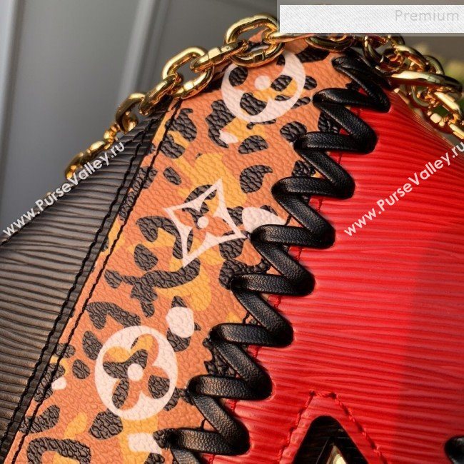 Louis Vuitton Twist MM in Animal Print V Epi Leather M53926 2019 (FANG-9081910)