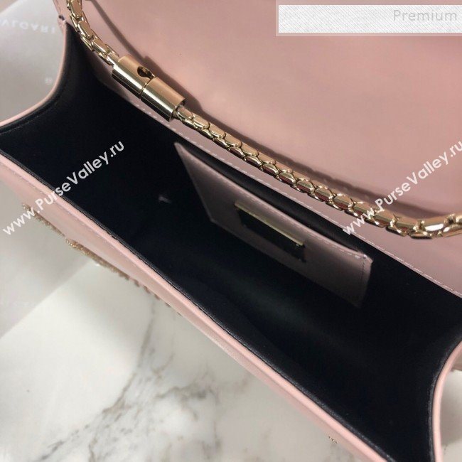 Bvlgari Serpenti Forever Calfskin Chain Flap Shoulder Bag Pink 2019 (XYD-9081921)
