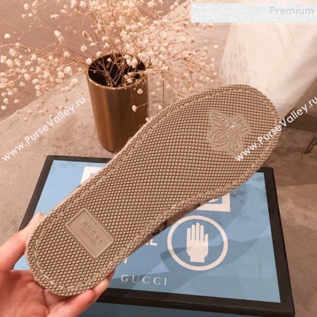 Gucci GG Wool Lining Flat Horsebit Loafers ‎575850 Beige 2019 (For Women and Men) (HQG-9082206)