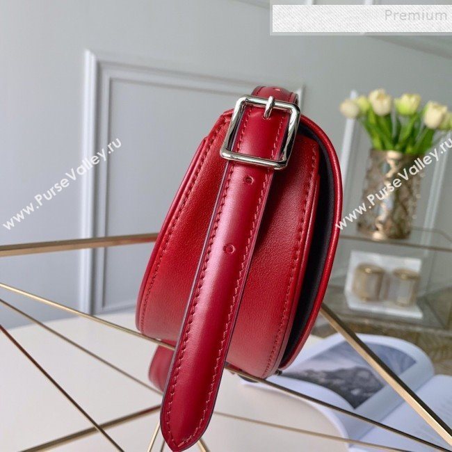 Louis Vuitton Tambourin Leather Round Shoulder Bag M55506 Red 2019 (LVSJ-9082406)