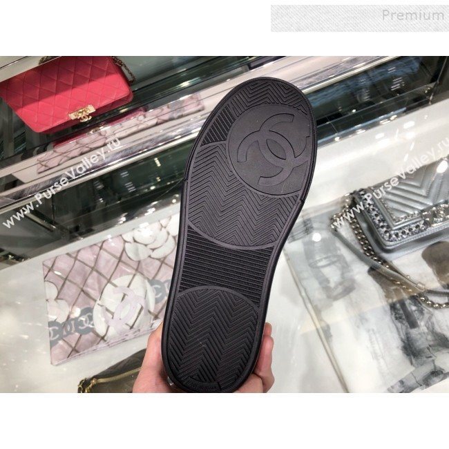 Chanel Leather High-Top Sneakers G35063 Black 2019 (XO-9082131)