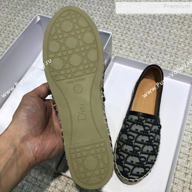 Dior Oblique Canvas Espadrilles Blue 2019 (HANB-9082747)