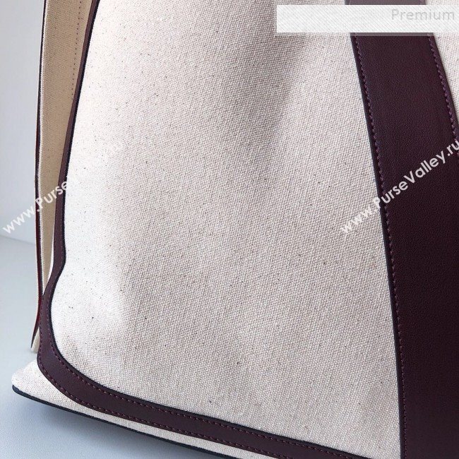 Valentino Large VLogo Canvas Tote Beach Bag White 2019 (JJ3-9082667)