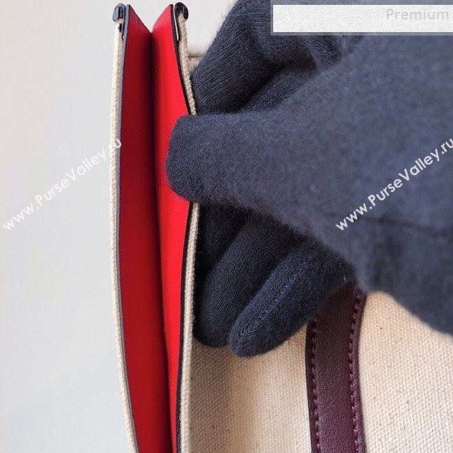 Valentino Large VLogo Canvas Tote Beach Bag White 2019 (JJ3-9082667)