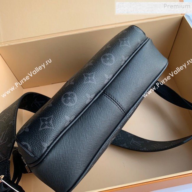 Louis Vuitton Outdoor Monogram Leather Messenger Shoulder Bag M30233 Black 2019 (FANG-9083026)