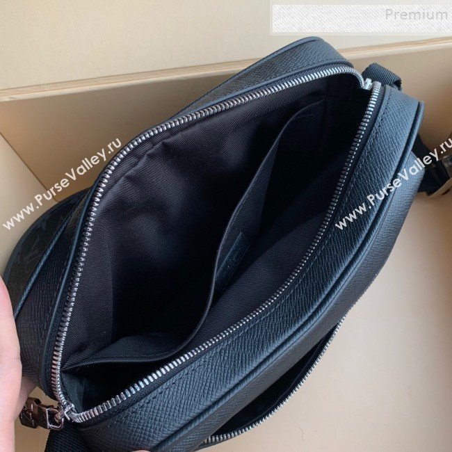 Louis Vuitton Outdoor Monogram Leather Messenger Shoulder Bag M30233 Black 2019 (FANG-9083026)