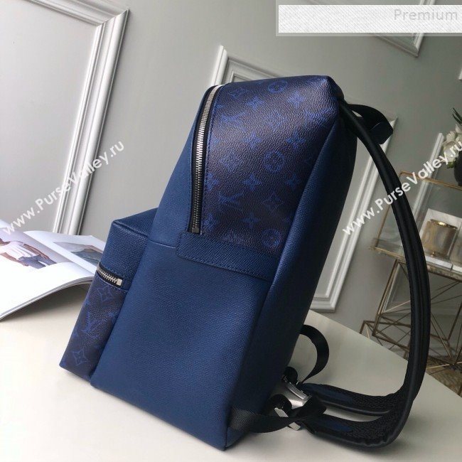 Louis Vuitton Discovery Monogram Leather Backpack PM M30229 Blue 2019 (FANG-9083029)