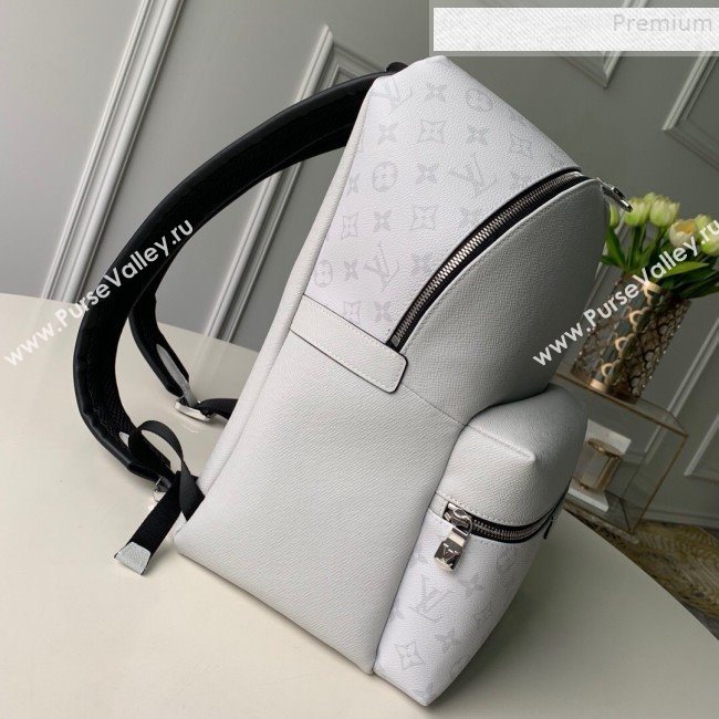 Louis Vuitton Discovery Monogram Leather Backpack PM M30232 White 2019 (FANG-9083031)