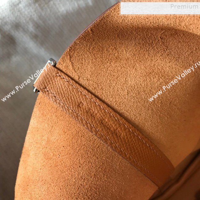 Hermes Picotin Lock Bag with Woven Top Handle in Epsom Leather 22cm Brown 2019 (FLB-9083040)