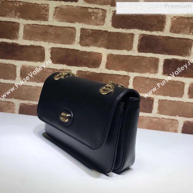 Gucci Vintage Leather Small Shoulder Bag 576421 Black 2019 (DLH-9083053)
