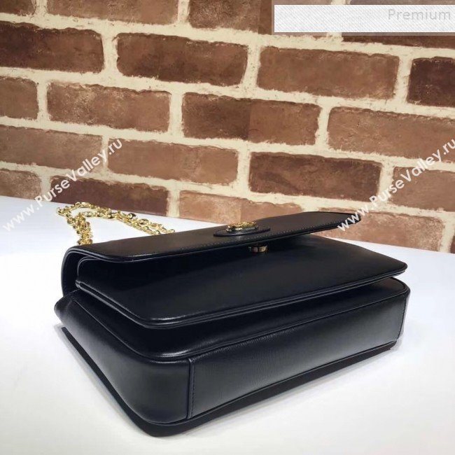 Gucci Vintage Leather Small Shoulder Bag 576421 Black 2019 (DLH-9083053)