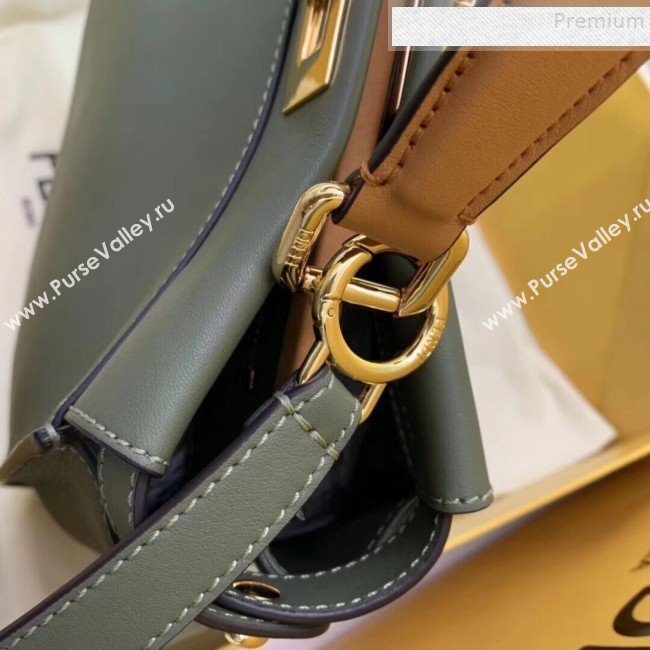 Fendi Peekaboo Iconic Calfskin Medium Bag Green 2019 (AFEI-9083102)