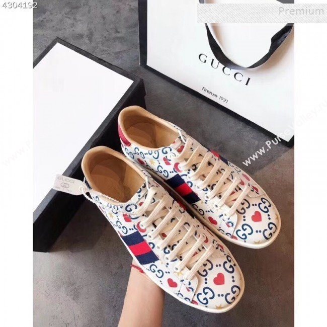 Gucci Love Heart Sneakers 2019 (For Women and Men) (EM-9090218)