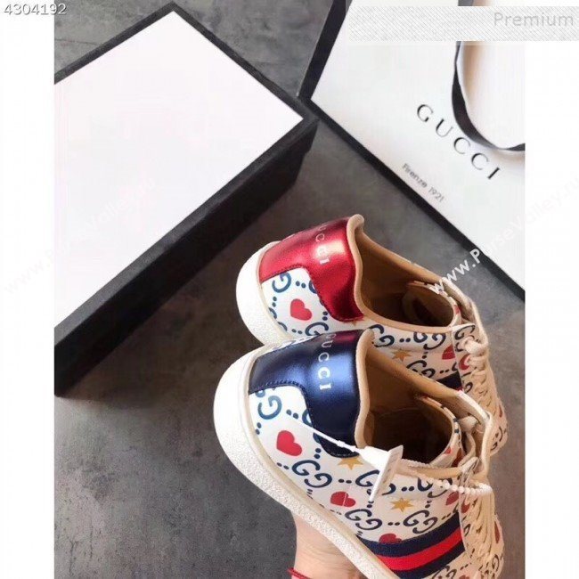 Gucci Love Heart Sneakers 2019 (For Women and Men) (EM-9090218)