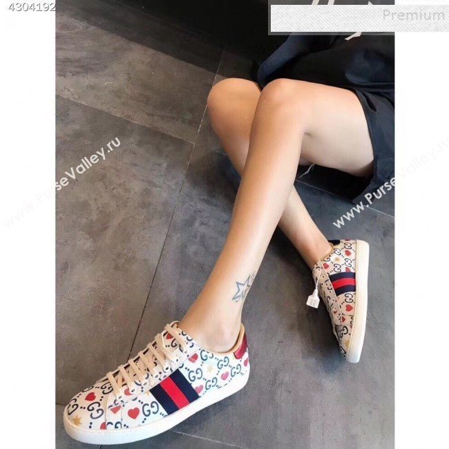 Gucci Love Heart Sneakers 2019 (For Women and Men) (EM-9090218)