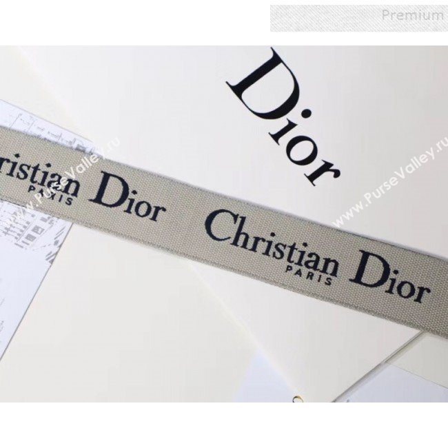 Dior Canvas "Christian Dior" Shoulder Strap Blue 2018 (BINF-9090325)