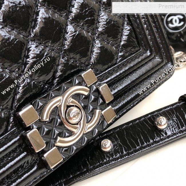 Chanel Vintage Quilted Leather Small Boy Flap Bag Black 2019 (YD-9090604)