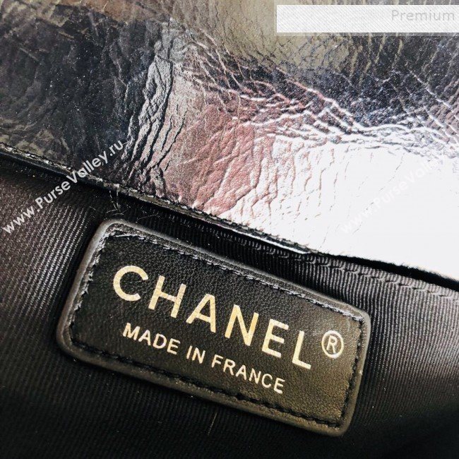 Chanel Vintage Quilted Leather Medium 25cm Boy Flap Bag Black 2019 (YD-9090605)