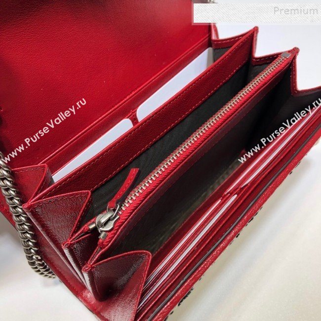 Gucci Dionysus Mini GG Tweed Chain Bag 401231 White 2019 (MINGH-9090713)