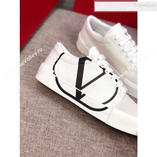 Valentino VLogo Canvas Low-Top Sneakers White 2019 (MD-9090308)