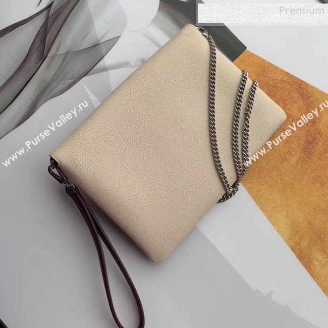 Louis Vuitton Pochette Mylockme Envelope Clutch Chain Bag M67521 Beige 2019 (KIKI-9091154)
