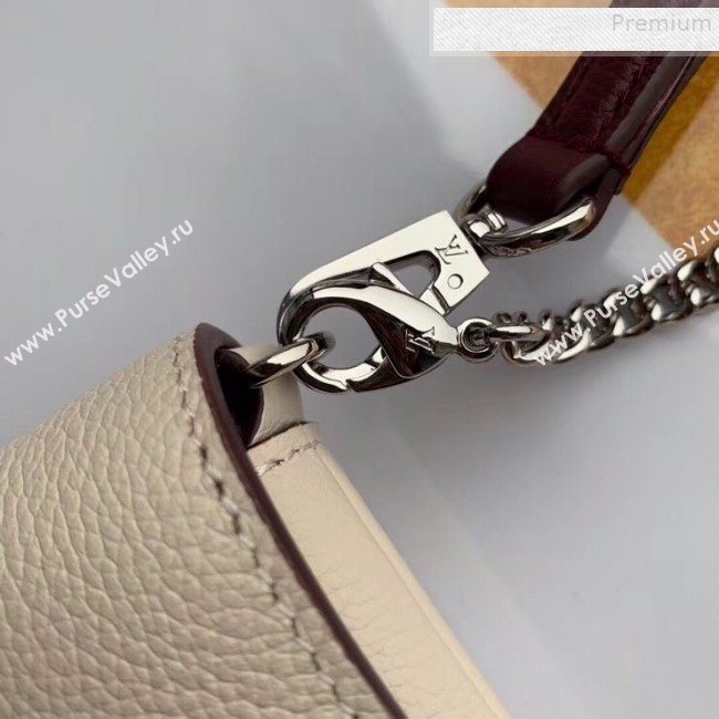 Louis Vuitton Pochette Mylockme Envelope Clutch Chain Bag M67521 Beige 2019 (KIKI-9091154)