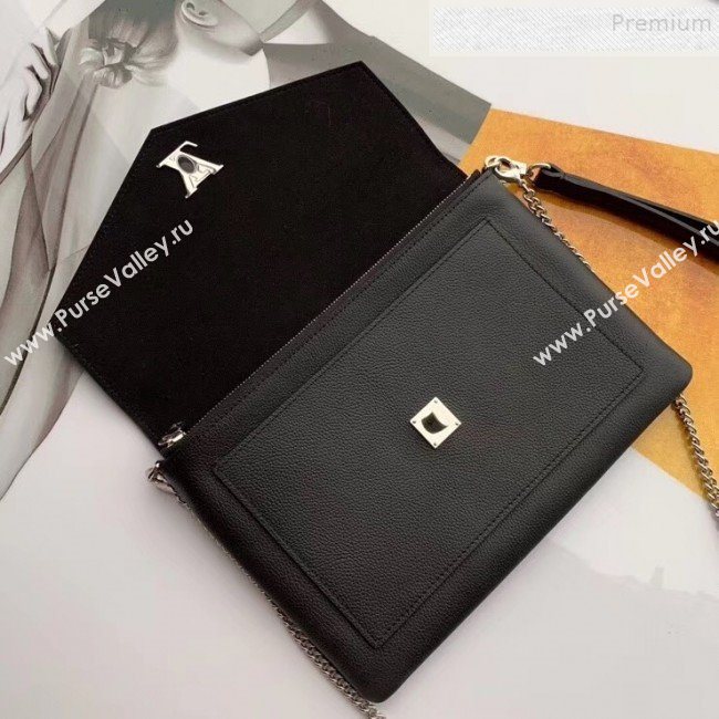 Louis Vuitton Pochette Mylockme Envelope Clutch Chain Bag M63926 Black 2019 (KIKI-9091155)