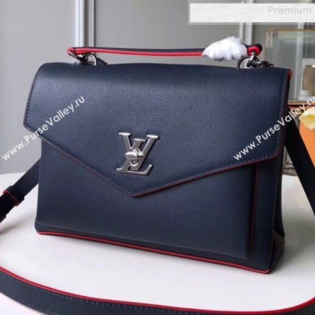 Louis Vuitton Mylockme Top Handle Bag M53197 Navy Blue 2019 (KIKI-9091157)