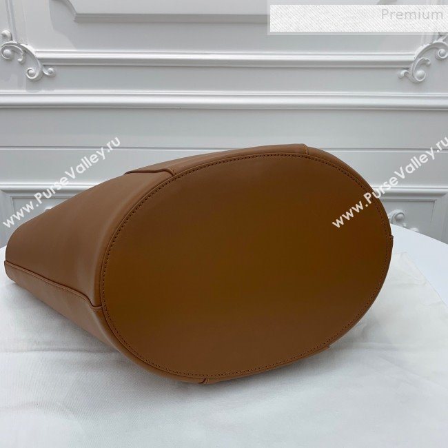 Bottega Veneta Large Basket Tote in Smooth Calfskin Brown 2019 (WEIP-9091023)