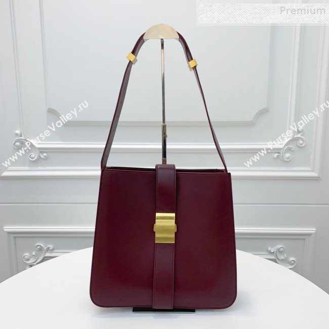 Bottega Veneta Marie Lambskin Shoulder Bag Red 2019  (WEIP-9091029)