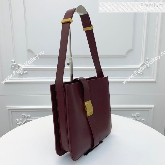 Bottega Veneta Marie Lambskin Shoulder Bag Red 2019  (WEIP-9091029)