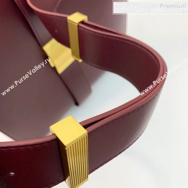 Bottega Veneta Marie Lambskin Shoulder Bag Red 2019  (WEIP-9091029)