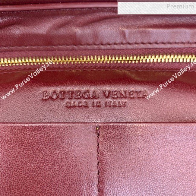 Bottega Veneta Marie Lambskin Shoulder Bag Red 2019  (WEIP-9091029)