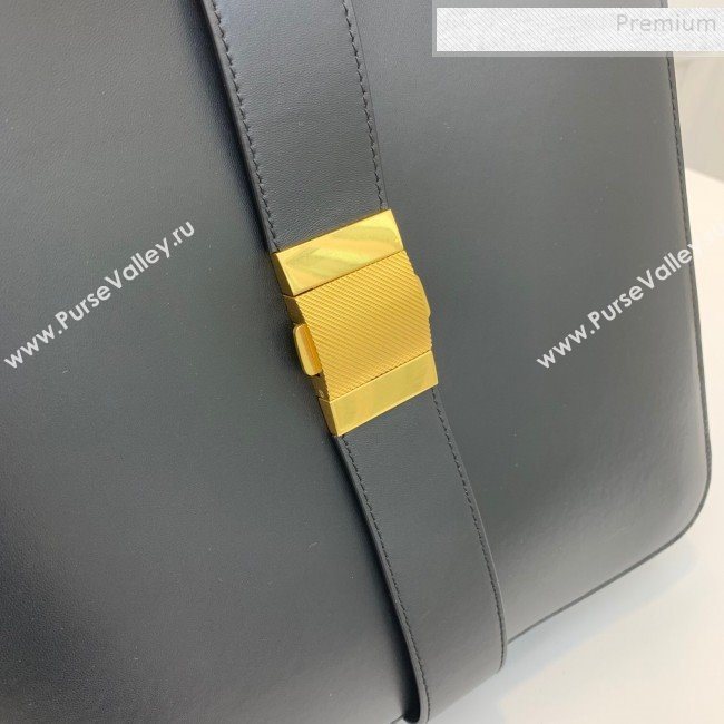 Bottega Veneta Marie Lambskin Shoulder Bag Black 2019  (WEIP-9091030)