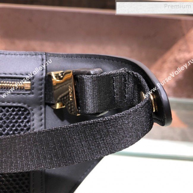 Fendi Leather Pockets Belt Bag Black 2019 (AFEI-9090923)