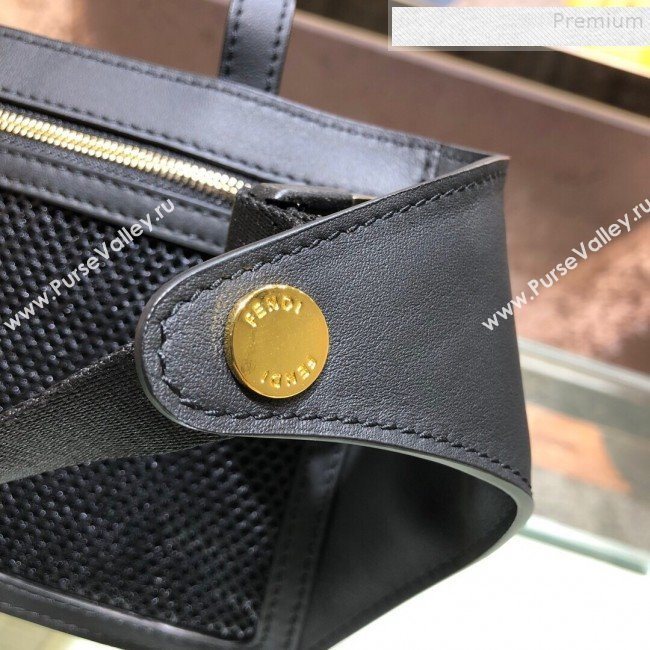 Fendi Leather Pockets Belt Bag Black 2019 (AFEI-9090923)