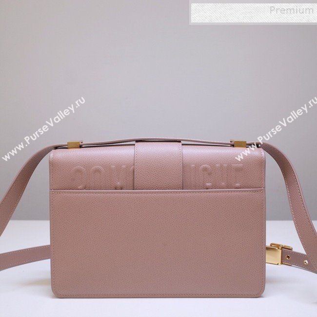 Dior 30 Montaigne CD Flap Bag in Grained Calfskin Light Pink 2019 (BINF-9090933)