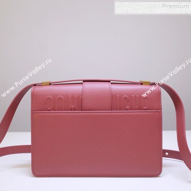 Dior 30 Montaigne CD Flap Bag in Grained Calfskin Sienna Pink 2019 (BINF-9090934)