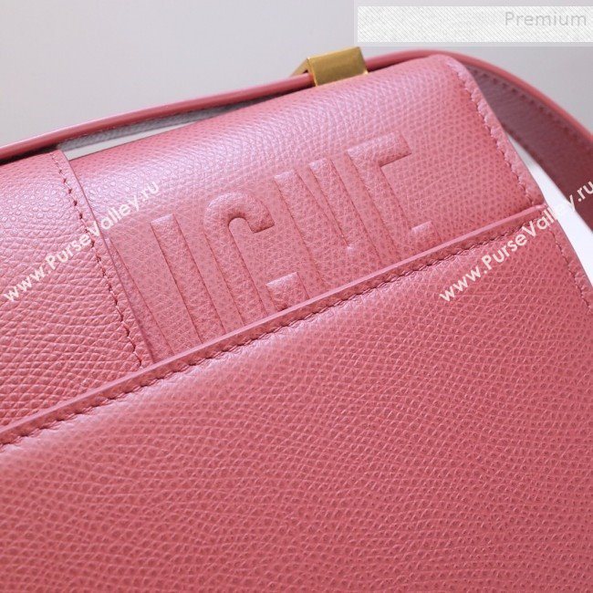 Dior 30 Montaigne CD Flap Bag in Grained Calfskin Sienna Pink 2019 (BINF-9090934)