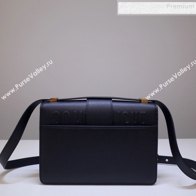 Dior 30 Montaigne CD Flap Bag in Grained Calfskin Black 2019 (BINF-9090935)