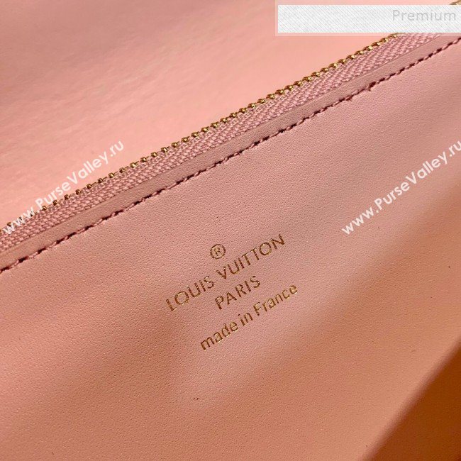 Louis Vuitton Capucines Bloom Lambskin Long Flap Wallet M68590 Pink 2019 (LVSJ-9091806)