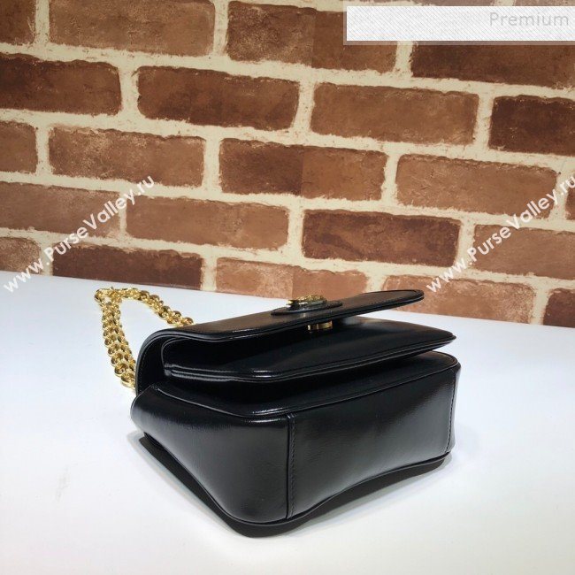 Gucci Leather Mini Chain Shoulder Bag 576423 Black 2019 (DLH-9091810)