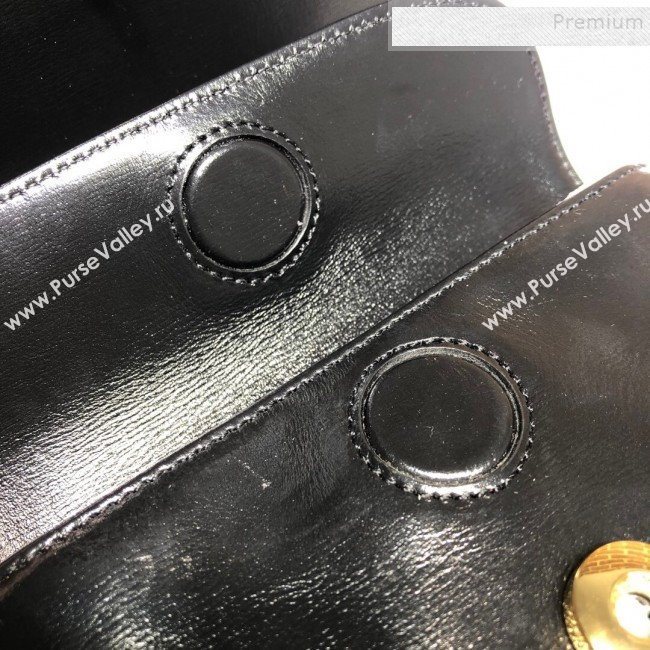 Gucci Leather Mini Chain Shoulder Bag 576423 Black 2019 (DLH-9091810)
