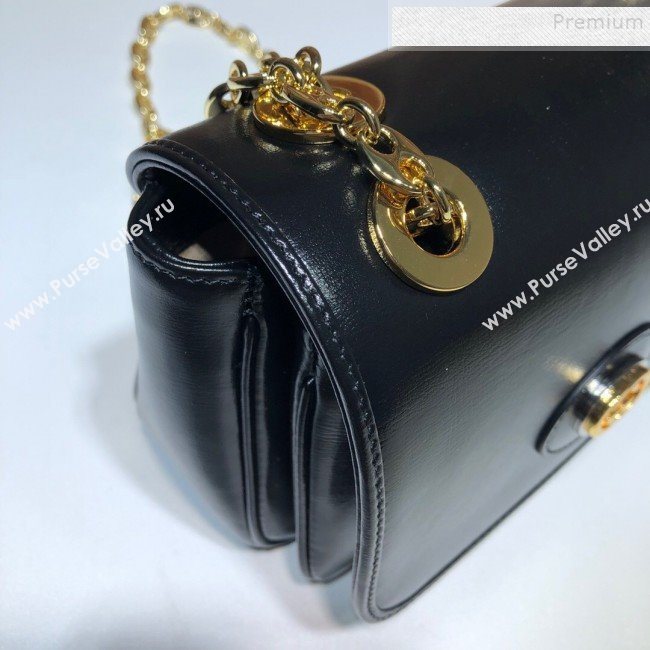 Gucci Leather Mini Chain Shoulder Bag 576423 Black 2019 (DLH-9091810)